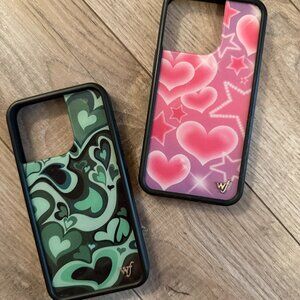 Wildflower iPhone 13 Pro Cases Heart - Lot of 2 - Cierra Ramirez, Salem Mitchell